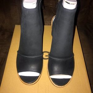 UGG Valencia PeepToe Ankle Boots